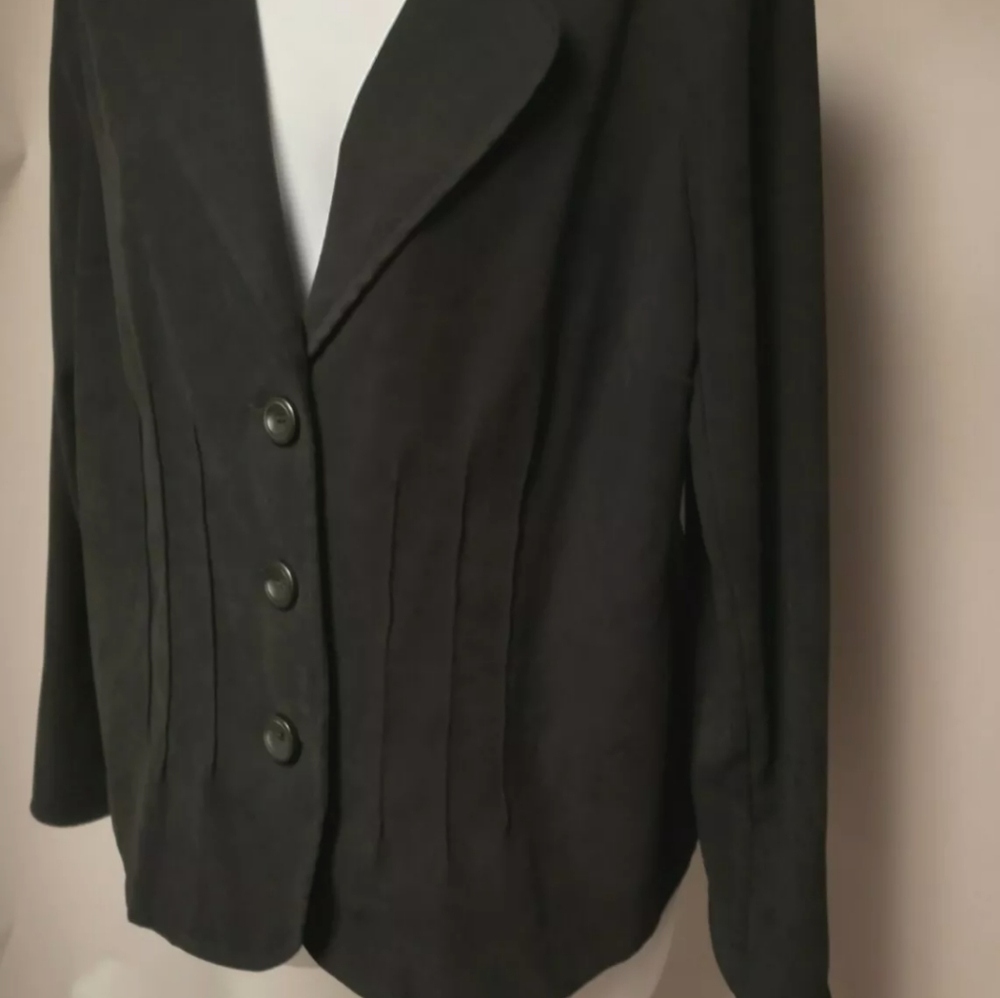 Notions Women Jacket Blazer Black Sz M